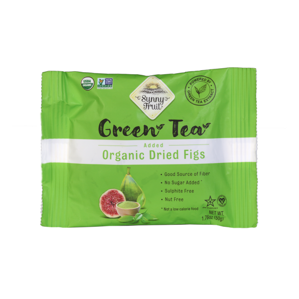Sunny Fruit Dried Figs 50g (Green Tea Added) - Web