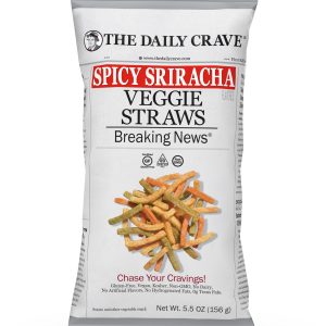 The Daily Crave Veggie Straws Spicy Sriracha 156g