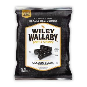 Wiley Wallaby Soft & Chewy Classic Black Licorice 113g