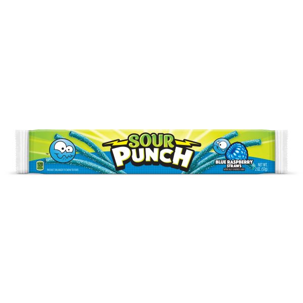 041364080512 Sour Punch Blue Raspberry Straws 57g 041364080512 Sour Punch Blue Raspberry Straws 57g