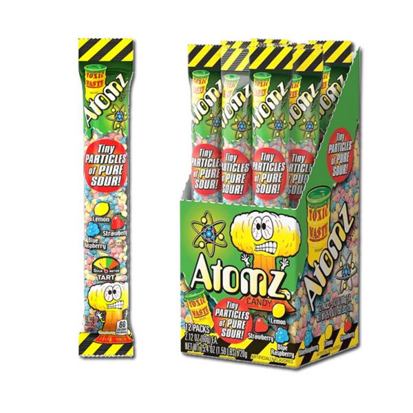 0850034597362 Toxic Waste Atomz Sour Chewy Candy 60g
