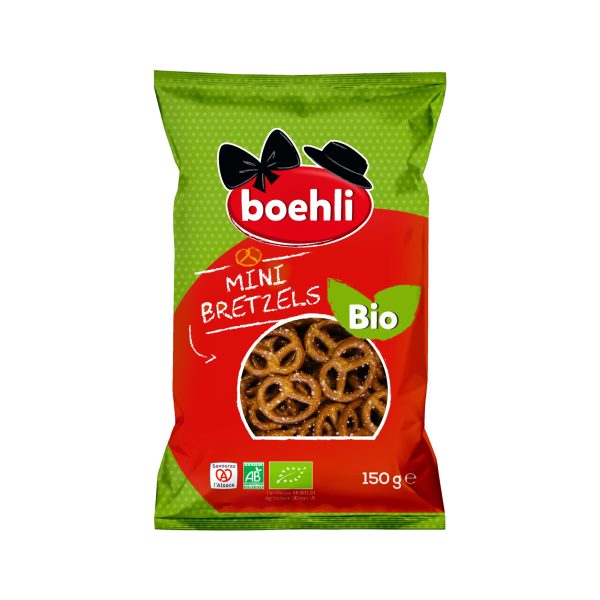 3185614101552 Boehli Organic Mini Bretzel Knots Bag 150g