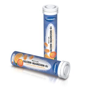 Hansal Calcium + Magnesium + D3 Effervescent Tablets