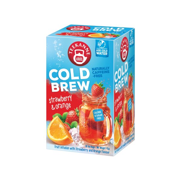 4009300530572 Teekanne Cold Brew - Strawberry & Orange (18 x 2.5g)