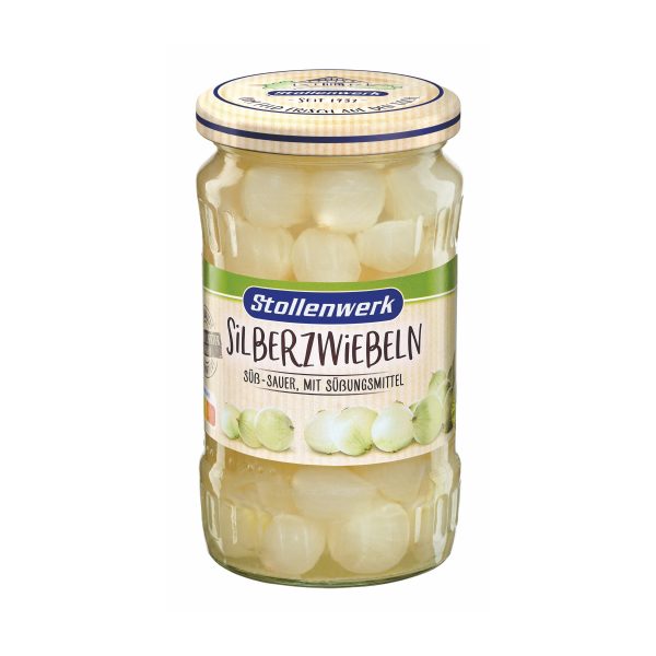 40685083 Stollenwerk Silverskin Onions 370ml