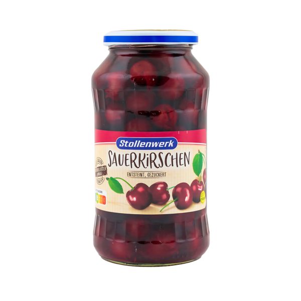 40685175 Stollenwerk Sour Cherries Pitted 720ml