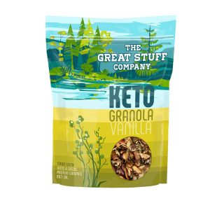 The Great Stuff KETO Granola Vanilla - Almonds & Brazil Nuts 250g