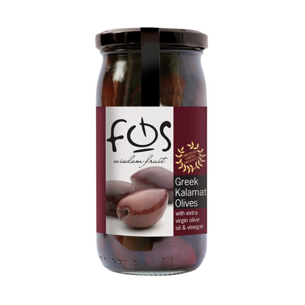5200352990003 FOS Super Jumbo Kalamata Olives with Stone 360g