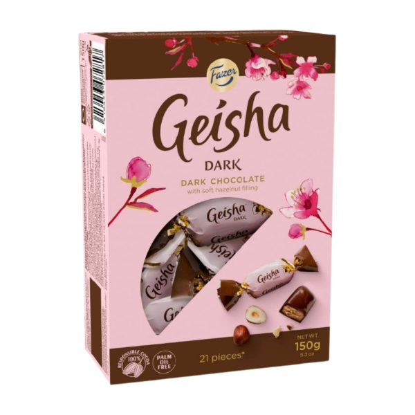 6416453072817 Fazer Geisha Dark Chocolate 150g 6416453072817 Fazer Geisha Dark Chocolate 150g