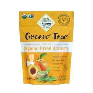 Sunny Fruit Green Tea Organic Dried Apricots 250g