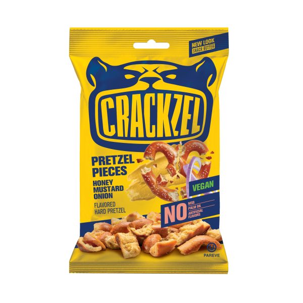 8681042335019 Crackzel Pretzel Pieces Honey Mustard Onion 65g 8681042335019 Crackzel Pretzel Pieces Honey Mustard Onion 65g