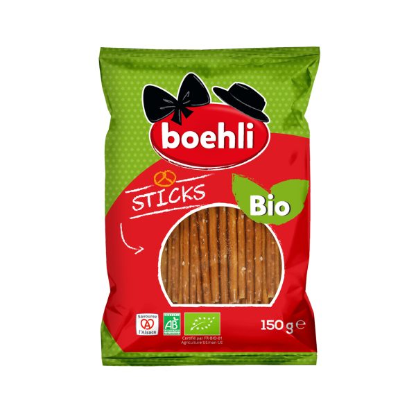 3185614001500 Boehli Organic Bretzel Sticks Bag 150g