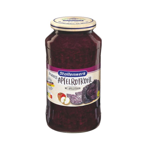 4068500812628 Stollenwerk Delicatess Red Cabbage w_ Apple Pcs 720ml
