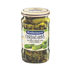 Stollenwerk Cornichons (Small Pickled Gherkins) 330g