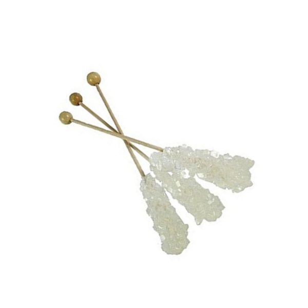 5110 Dryden White Demitasse Sticks In Bulk Unwrapped (100 X 5.95g)