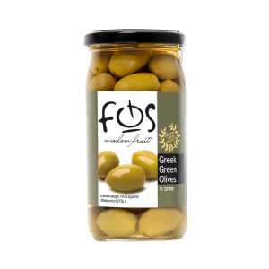 FOS Green Olives Whole 360g