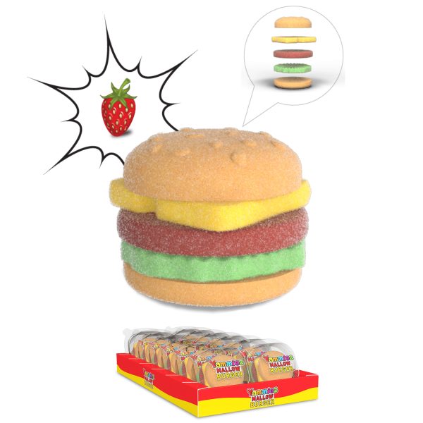 5200701003330 Relkon Yammiez Mallow Burger 50g