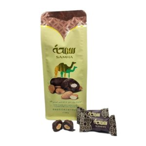 Samha Camel Milk 190g Dark Chocolate Dates with Almonds