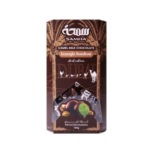 Samha Camel Milk Kunafa Bonbon Dark Chocolate 120g