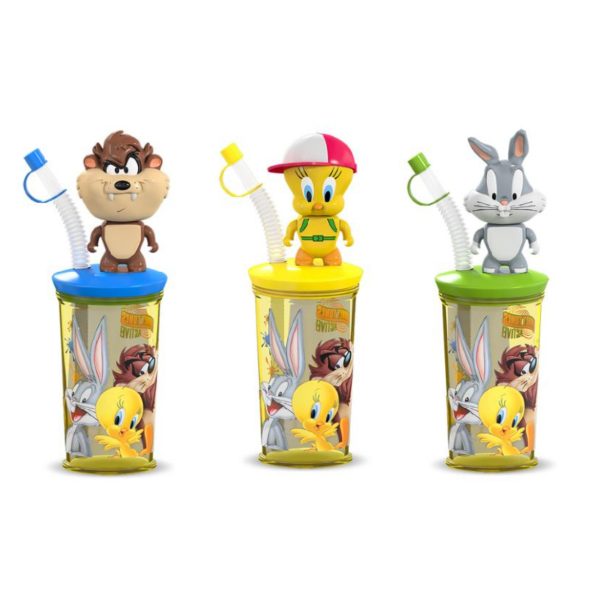 7501186816230 Relkon Looney Tunes Drink & Go Cup with Candies 10g