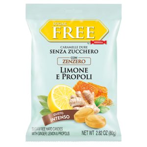Sugar Free by Serra Ginger + Lemon & Propolis 80g