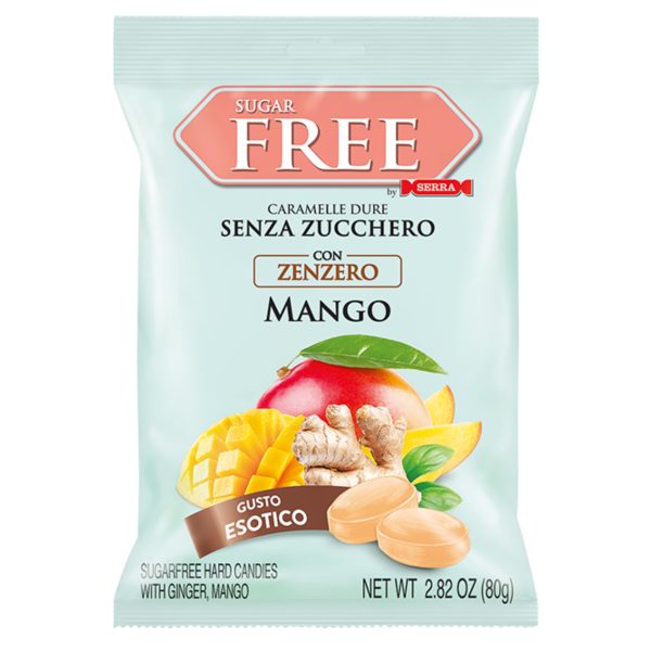 8004590508030 Le Specialità by Serra Sugar Free + Ginger - Mango 80g 8004590508030 Le Specialità by Serra Sugar Free + Ginger - Mango 80g