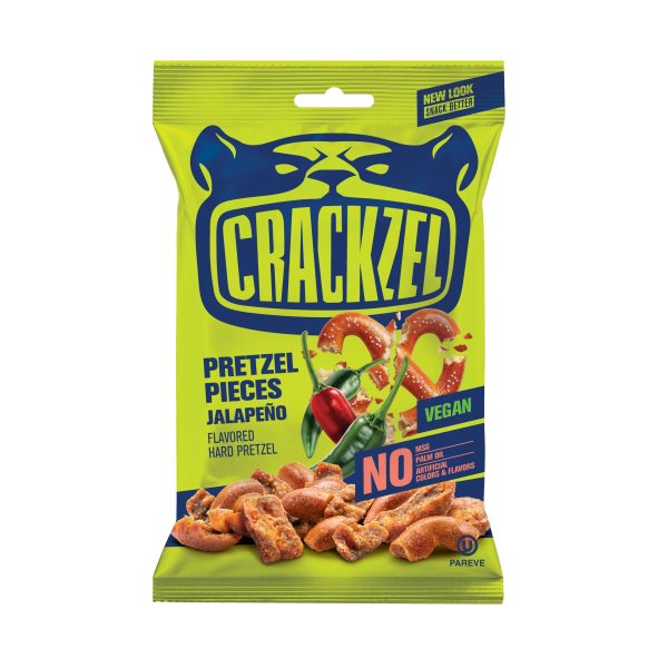 8681042335217 Crackzel Pretzel Pieces Jalapeno 65g