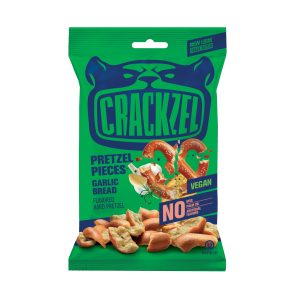 Crackzel Pretzel Pieces – Garlic Bread 65g